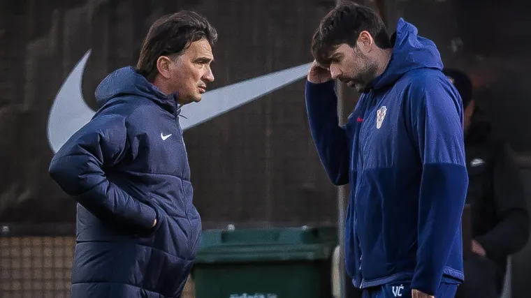 Zlatko Dalić i stožer u nevjerici zbog Vedrana Ćorluke