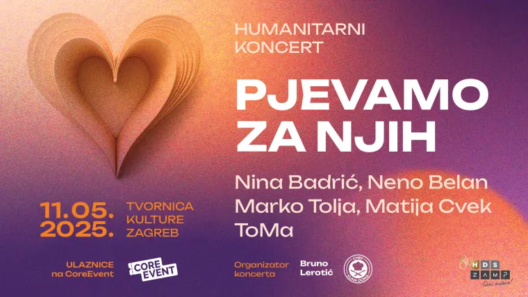 Humanitarni koncert za troje mališana 11. svibnja u Tvornici kulture