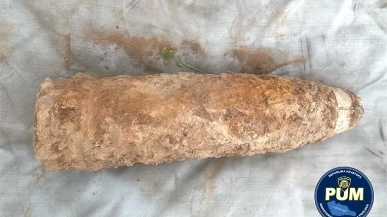 Granata pronađena u Peklenici