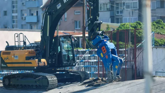 Rušenje velodroma u Kranjčevićevoj ulici