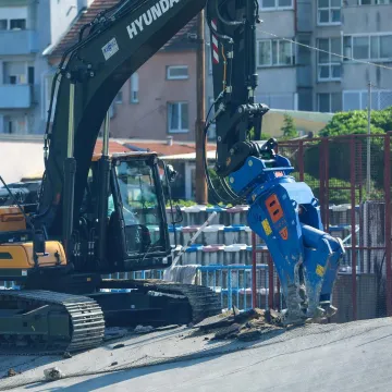 Rušenje velodroma u Kranjčevićevoj ulici