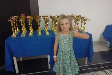 Zlato za Međimurje: Lianna Dovečar prvakinja Hrvatske do 7 godina!