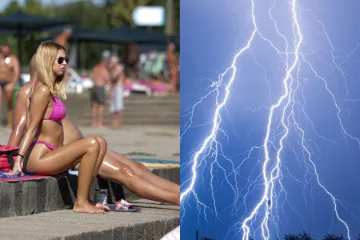 Slavonija pod dva meteoalarma: Prvo pržiona, a onda nevrijeme
