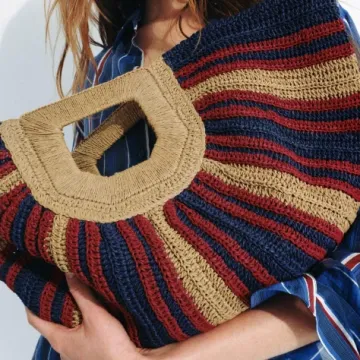 Od rafije do &scaron;arenih modela: Pletene torbe su nezaobilazan modni dodatak
