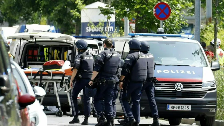Pojavile se prve snimke iz Graza: Specijalci na svakom koraku