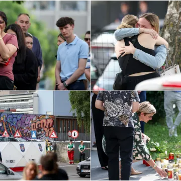 Pretužni prizori: Stotine ljudi ostavljaju cvijeće i pale svijeće... Neki i daruju krv