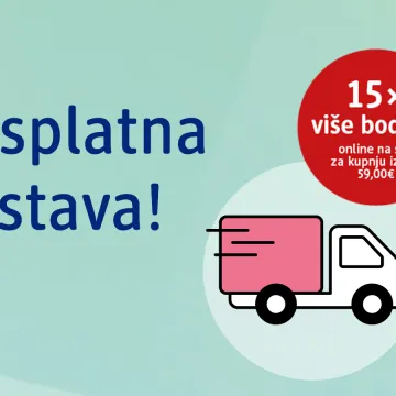 Besplatna dostava i 15x više bodova za ljetnu kupnju bez brige