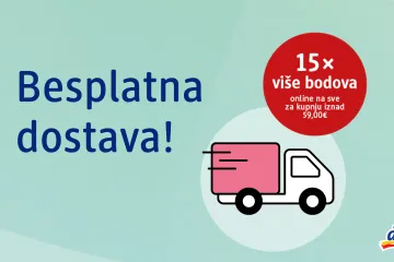 Besplatna dostava i 15x više bodova za ljetnu kupnju bez brige