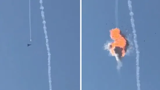 Dramatična snimka rušenja iranskog drona: Ništa ne može promaknuti 'Željeznoj kupoli'