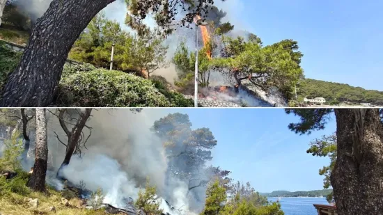 Gdje je pamet? Osmaši bakljama skoro zapalili Lošinj, vatrogasci: 'Djeca to sigurno nisu mogla sama kupiti'