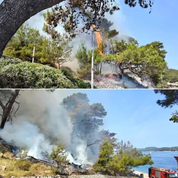 Gdje je pamet? Osmaši bakljama skoro zapalili Lošinj, vatrogasci: 'Djeca to sigurno nisu mogla sama kupiti'