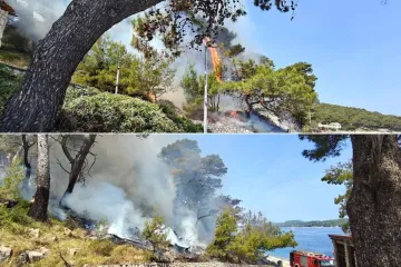 Gdje je pamet? Osmaši bakljama skoro zapalili Lošinj, vatrogasci: 'Djeca to sigurno nisu mogla sama kupiti'