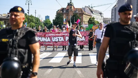 Najšareniju povorku čuvaju jake policijske snage: 'Nećemo ušutjeti, naša borba i dalje traje'