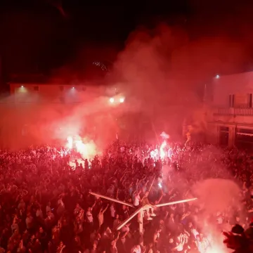 Ludnica u Zadru nakon osvojenog naslova u dramatičnoj 4 finalnoj utakmici PH