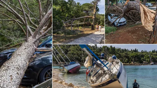 Zastrašujuće posljedice razornog nevremena koje je poharalo Istru: Kao da je prošao tornado...