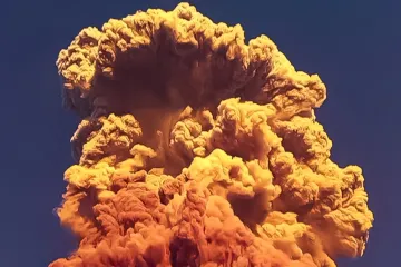 Zastrašujući prizori gigantskog vulkana: Kao eksplozija atomske bombe