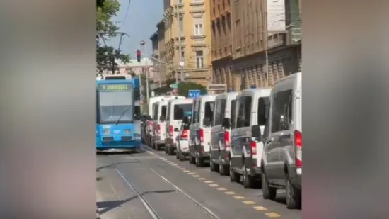 Kolona marica pod rotirkama u Zagrebu: 'Nije mi bilo svejedno!'; Policija otkrila o čemu se radi