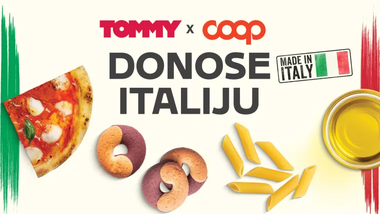 Tommy i COOP donose Italiju – talijanska kvaliteta samo kod nas