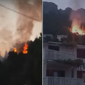 Buknuo požar u Brelima i Pisku! Netko namjerno pali na makarskom primorju?