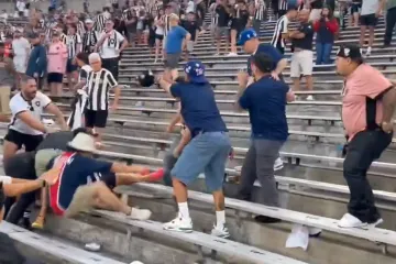 Vruće na tribinama u Americi: Pogledajte tučnjavu navijača Botafoga i PSG-a