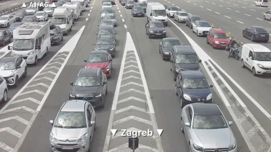 Kaos na A1: U lančanom sudaru ozlijeđena osoba, stvaraju se goleme gužve