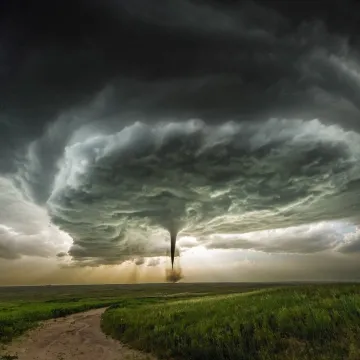Snimljen monstruozni tornado: Zapanjujući prizori razornog fenomena tjeraju strah u kosti