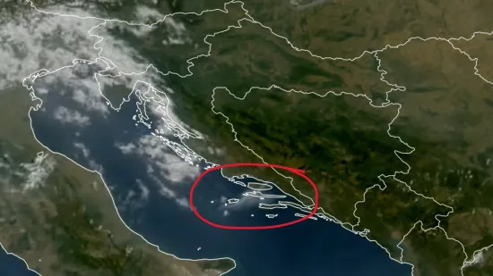 Požari u Dalmaciji vidljiv i u svemiru, pogledajte kako se dim širi prema otvorenom moru
