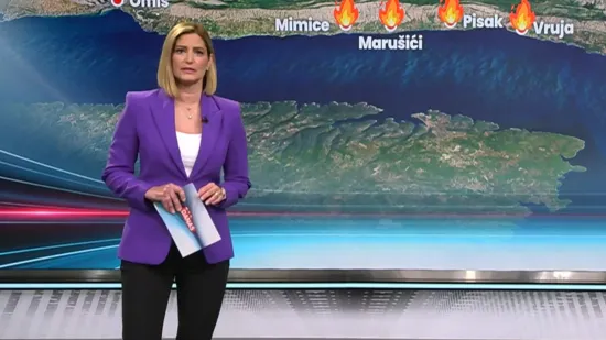Ovo je područje na kojem se vatrogasci, policija i vojska bore se požarom