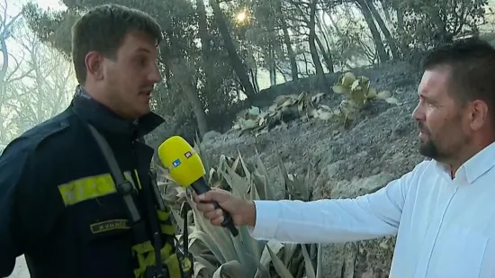 Vatrogasac otkrio dramatične detalje s požarišta: 'Spremni smo za noć, očekuje se jačanje bure'