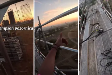 Snimio kako se penje na Thompsonovu pozornicu na Hipodromu: 'Toliko o sigurnosti. Mogao je postaviti bombe...'