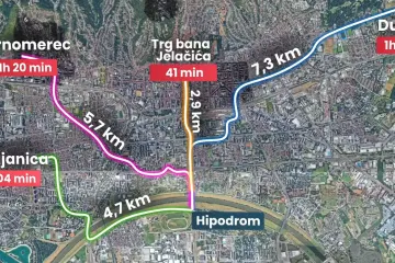 Najbliže rute do Hipodroma: Evo koliko vam iz ovih dijelova grada treba pješice