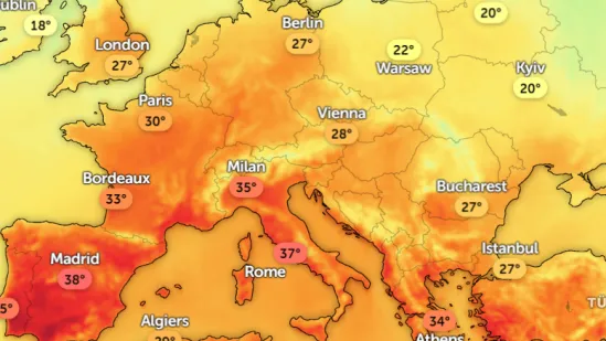 Paklene temperature dolaze! Upozorenje za toplinski val najvišeg stupnja