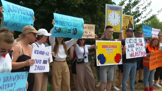 Mladi izašli na cestu, traže ostavke: 'Iscrpljena sam, a ne želim otići iz Hrvatske'