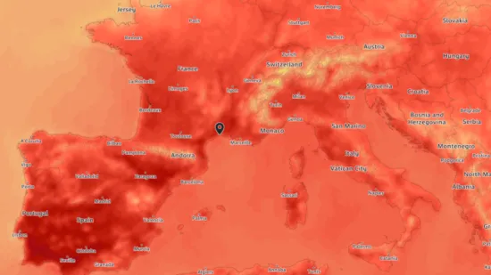 Ovako izgleda Europa danas, temperature prže do +42! Svemu je kriv jedan fenomen...