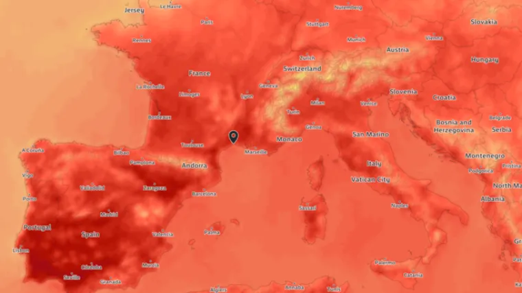 Ovako izgleda Europa danas, temperature prže do +42! Svemu je kriv jedan fenomen...