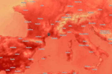 Ovako izgleda Europa danas, temperature prže do +42! Svemu je kriv jedan fenomen...