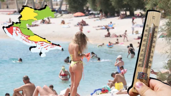 Pakleno vruće za početak tjedna! Ovo su najtopliji gradovi koji se 'prže' u podne