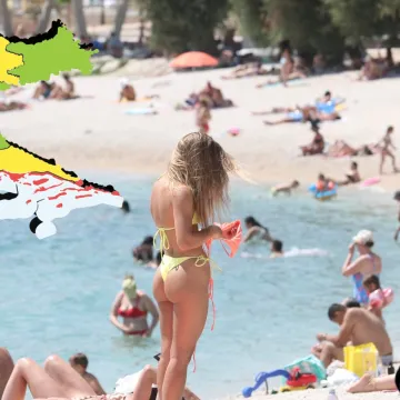 Pakleno vruće za početak tjedna! Ovo su najtopliji gradovi koji se 'prže' u podne