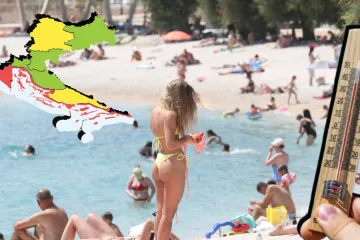 Pakleno vruće za početak tjedna! Ovo su najtopliji gradovi koji se 'prže' u podne