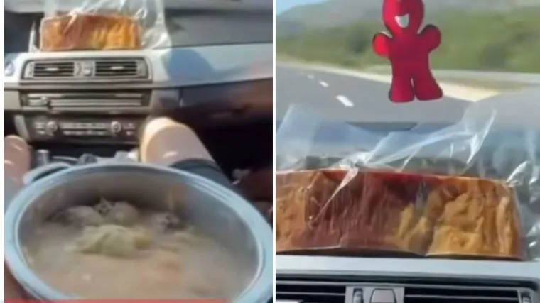 Ovako se ide na Thompsona! Lonac sarmi među nogama, kruh ispod peke i panceta