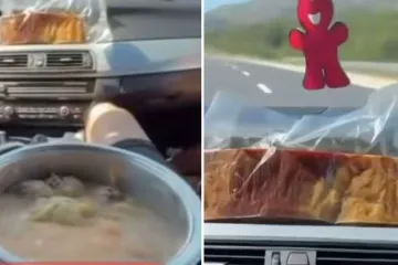 Ovako se ide na Thompsona! Lonac sarmi među nogama, kruh ispod peke i panceta