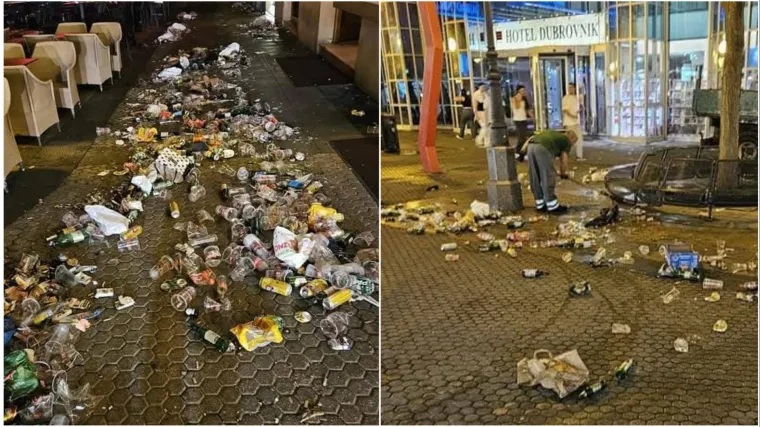 Thompsonovi fanovi središte grada ostavili pod gomilom smeća