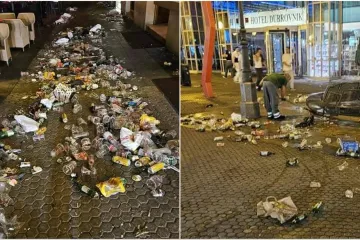 Thompsonovi fanovi središte grada ostavili pod gomilom smeća
