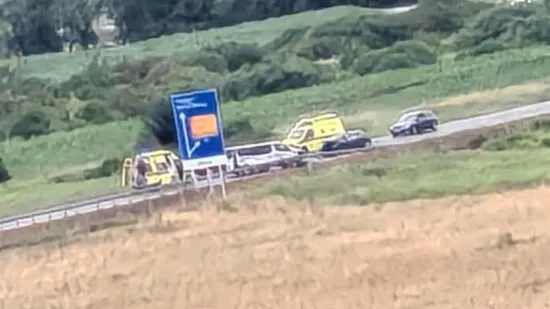 Teška frontalka u Zagorju, sudarili se kombi i dva auta: U bolnici završile tri osobe