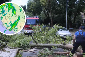 Apokalipsa u Splitu: Više ozlijeđenih, stradao i Poljud. Ne radi broj 192, ljudi zarobljeni u autima i liftovima