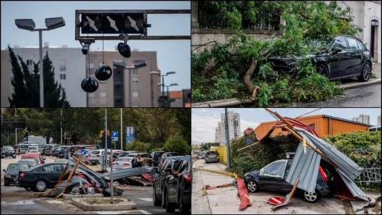 Potrgani semafori, uništeni automobili, razrušeni krovovi: Ovo je Split nakon stravičnog nevremena