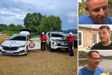Heroji iz Belišća spasili majku i dijete iz Drave i reanimirali ih: 'Još se traži nestali brat'