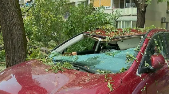 Prizori strašni, a šteta na svakom koraku. Ovo je nevrijeme napravilo automobilima