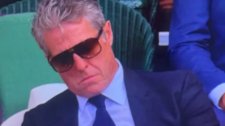 Snimka s Wimbledona postala hit: Hugh Grant zaspao tijekom meča Đokovića i Cobollija