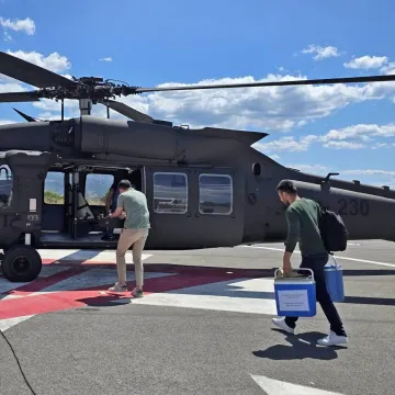 Helikopter Black Hawk pomogao u transplantaciji srca: Prevezli su tim i organ u Split
